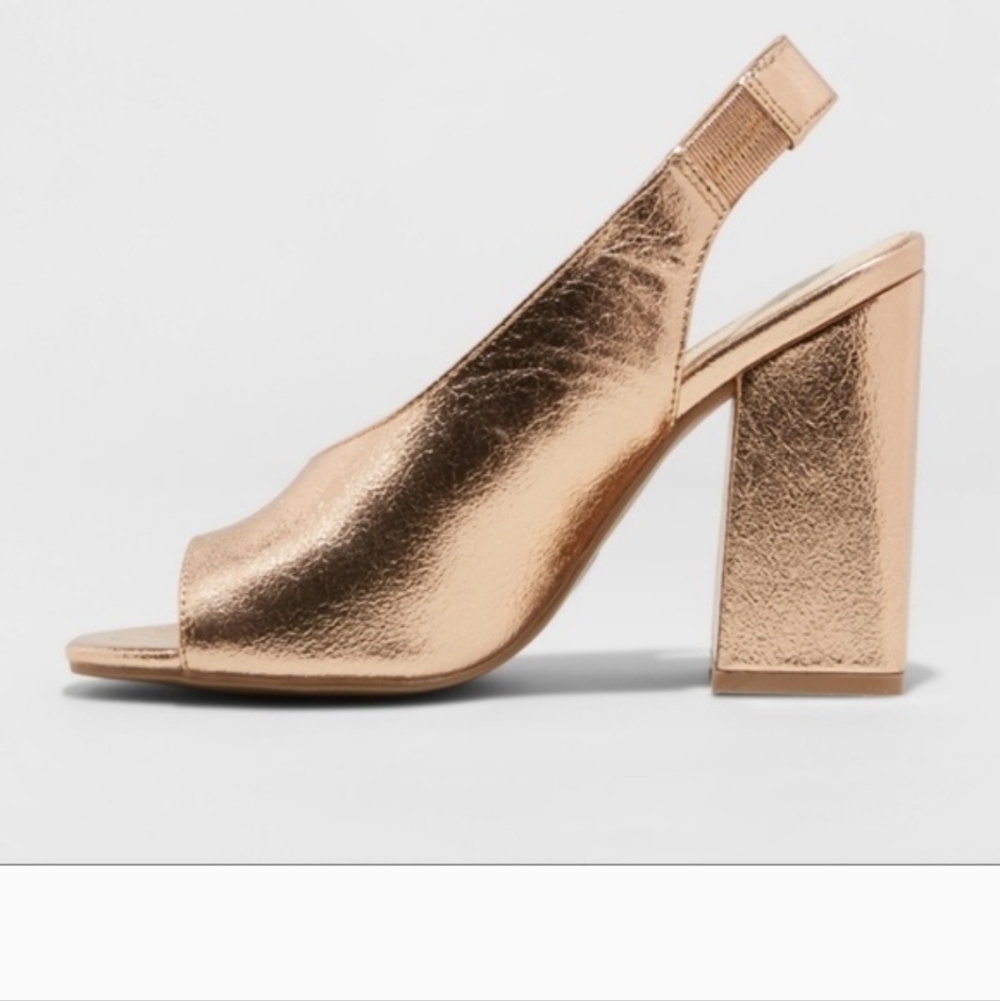 A New Day Valerie Espadrille Sandals Rose Gold